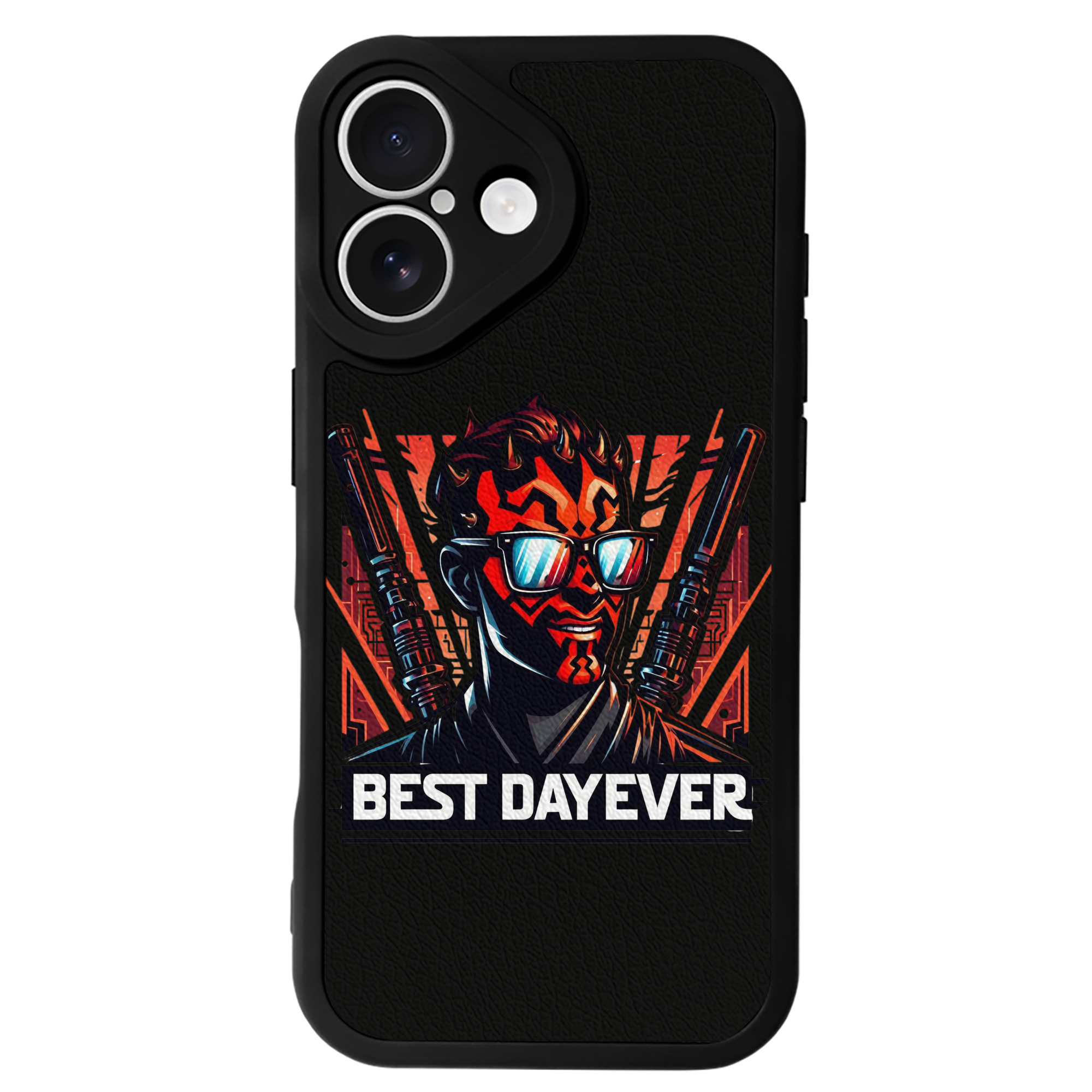 （画像用） スター・ウォーズ Star Wars 【iPhone 16シリーズ対応】シリコンスマホケース（レザー調） 材質：シリコン